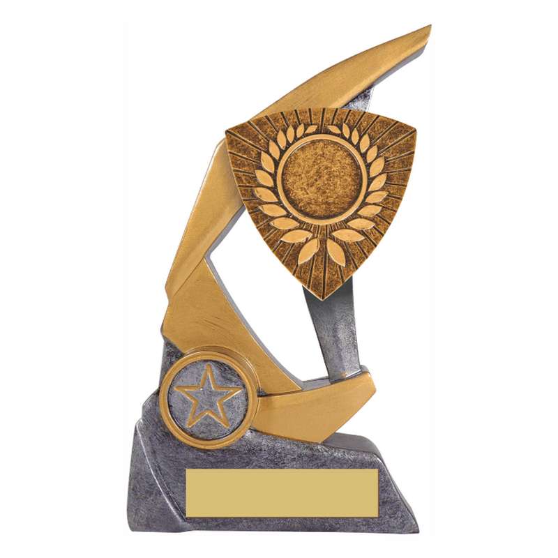 Antique Silver Resin Claw Trophy with Wreath Adapter Trim 150mm – Ant Silver